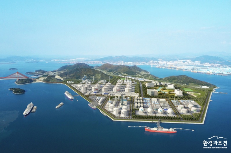 묘도(猫島) 탄소중립 에너지 클러스터 조감도 (사진=한양 제도) (2).jpg