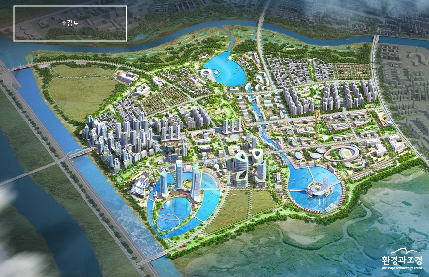 도새만금 수변도시 조성사업 조감도(사진=새만금개발청 제공).jpg
