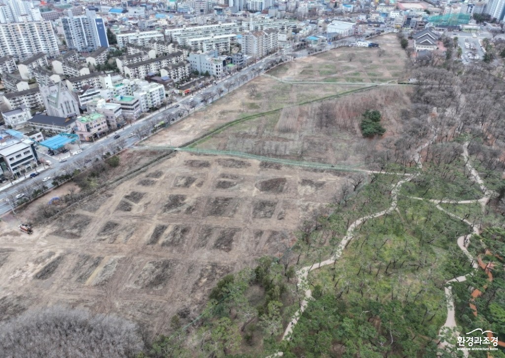 황성공원 도시바람길숲 사업 부지(사진=경주시 제공).jpg