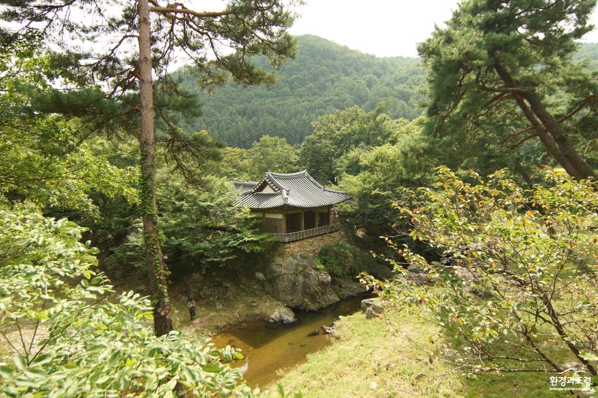 전통조경 주요사례 명승「예천 초간정 원림.jpg