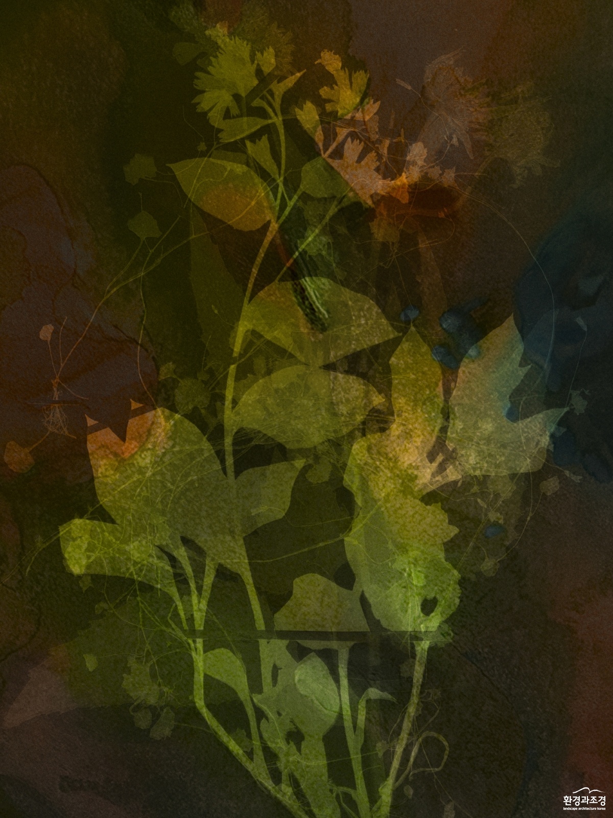 기억의 식물학_식물표본 꼴라쥬#4_2026_ pigment print on Hanji_ 120x90cm_ ed1.jpg
