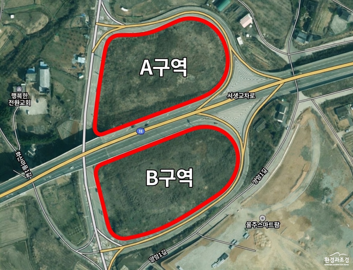울산 울주군 서생면 화산리, 국도변 교차로 잔여지.jpg